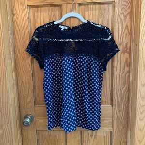 Navy Blouse